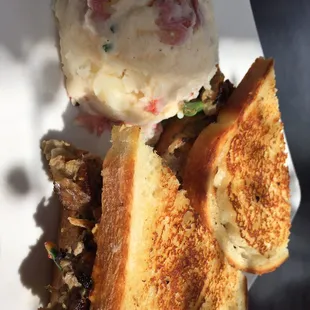Lamb Meatloaf Sandwich