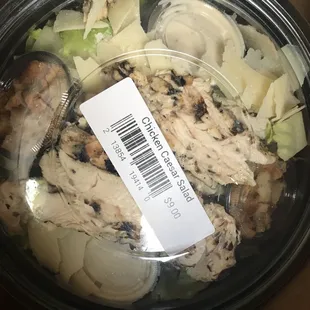 Chicken Caesar w chicken. The chicken is so tender
