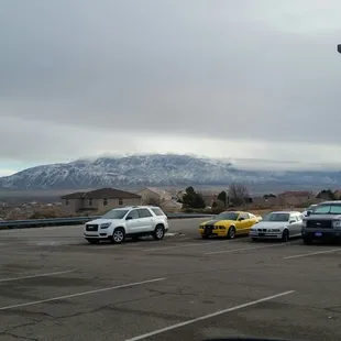 The view in front of the hospital. Taken jn the parking lot