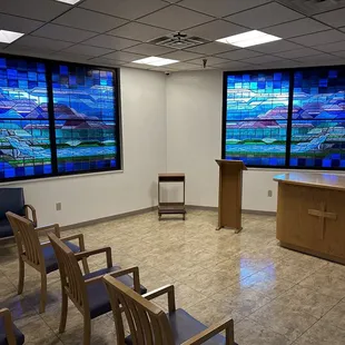 First floor chapel.