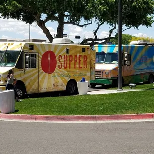 Food trucks at the fair