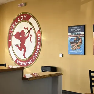 the front desk of lovelady brewing