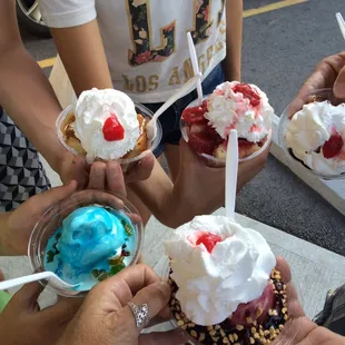 Our selections tonight. Yummy!