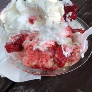 Yummy strawberry shortcake