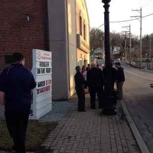 Sold out and then some. For Fiddler on the Roof. 3/12/15.