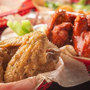 Garlic Parmesan or Hennessy wings