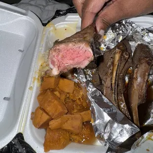 Lamb Lamp Chop Dinner