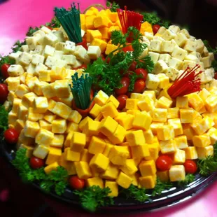 What You Get When You Order A Party Cheese Tray From Us