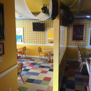 More sitting area