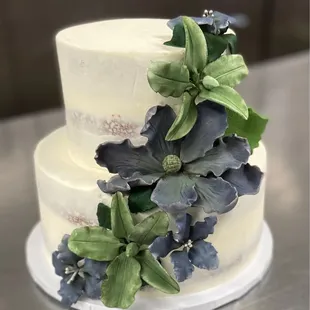 Naked wedding cake