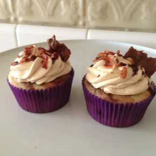 Leroy cupcakes .. A bacon lovers dream