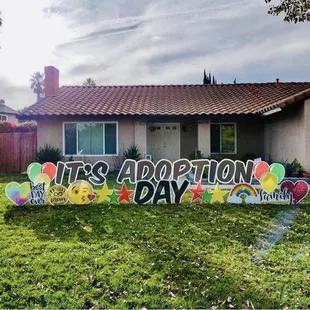 You can say anything with our yard signs!