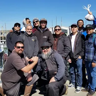 Our group with Captain Mike of the Lovely Martha!