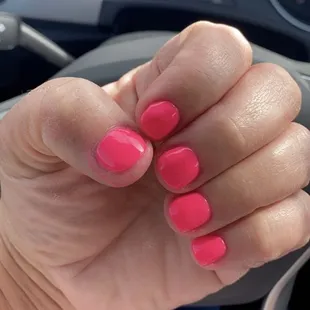 Dip manicure that held up for 5 weeks.