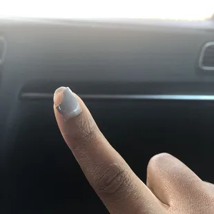 My broken nail 3 days later