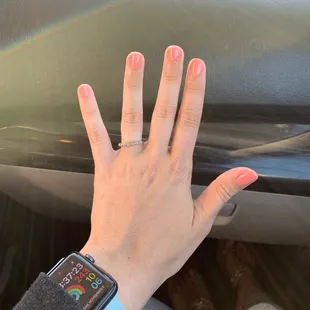 Lovely gel manicure