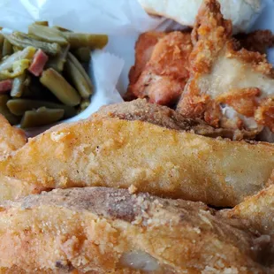 seafood, fish, fish and chips, food