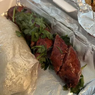 Lao Sausage with Sticky Rice