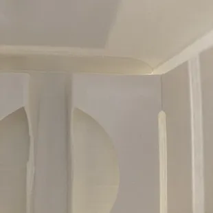 The inside of the box held the jar of cream, but it was not seated in the box correctly.