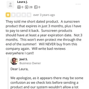 The nerve of this company calling me untruthful. So I'm assuming they're all lying too Mr Joel?