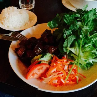 Bo Luc Lac Flank Steak