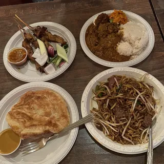 Malavsian Chicken Satay Shish Kebab(4)