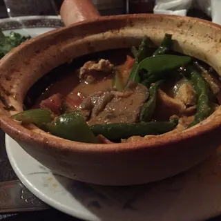 Vegetarian Curry Clay Pot