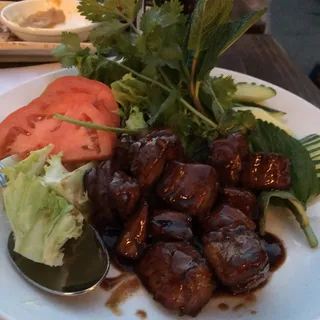 Bo Luc Lac Flank Steak