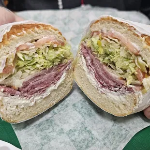 Rocky &amp; Apollo sandwich on dutch crunch