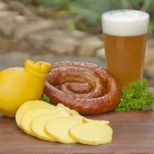 Beer, cheese, and sausage.... Nuff said.