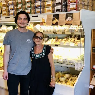 Dominica &amp; her grandson Mateo, a fourth generation cheesemaker for Lovera's!