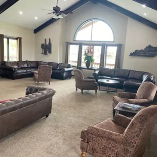 a large living room