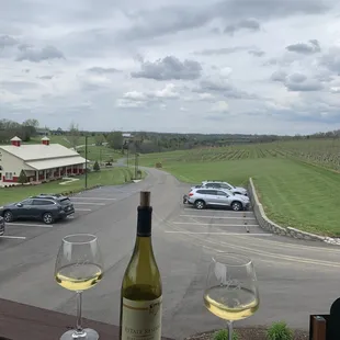 The view of our new house from the deck at Lovers Leap Winery
