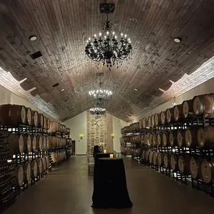 This is the new Lover's Leap barrel room!