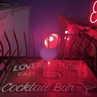 Sign posted next to their entrance gate.