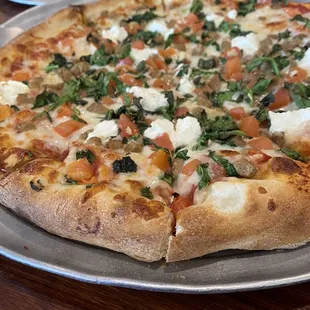 ricotta pizza with italian sausage