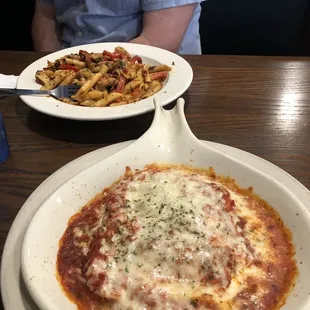 Lasagna Dinner Penne Rigate with Grilled Chicken Dinner