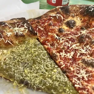 Poblano &amp; cheese slices