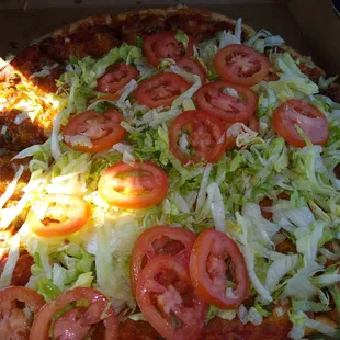 Not sure if I ordered a salad or a pizza!