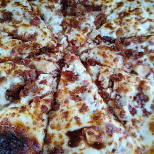 BBQ chicken pizza!