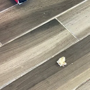 Food was all over floor and tables