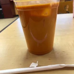 Thai iced tea