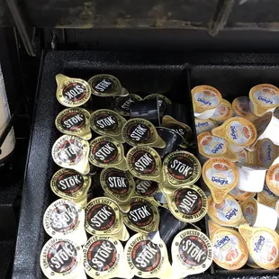 Espresso Shots at the coffee station