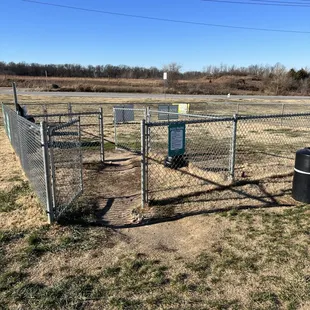They have a legit little dog park.