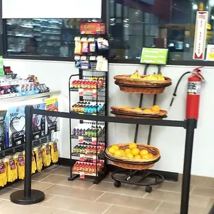 Fresh Fruit and Energy Drinks