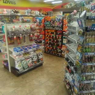 Snacks, souvenirs and toys