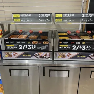 hot hotdogs and more. buns in the steamer drawer.