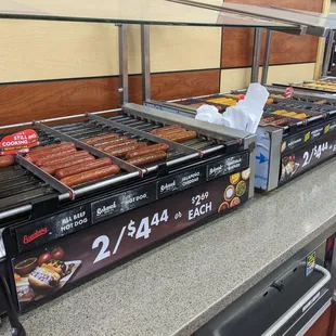 Hot dogs at Love&apos;s Travel Stop, Richmond
