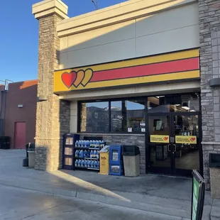 the front of the store