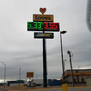 a sign for love's travel